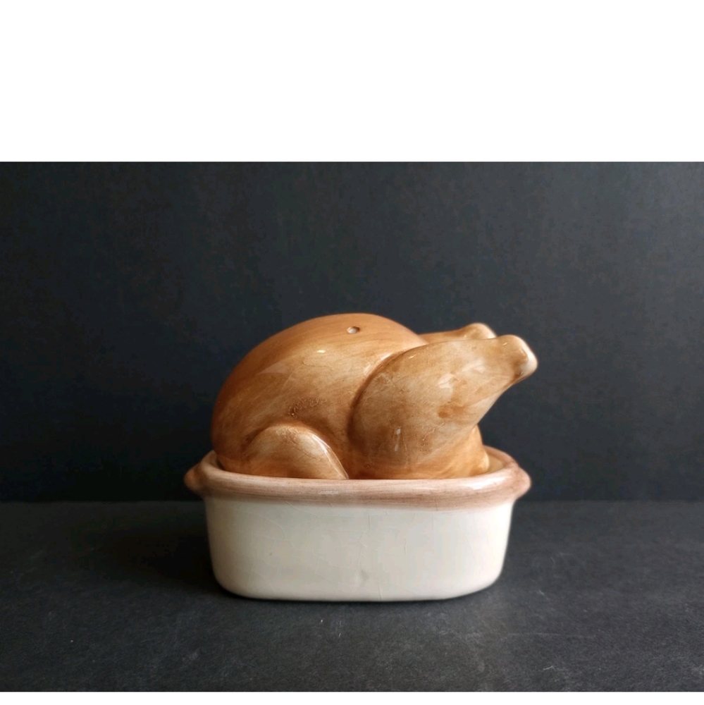 Kirklands Autumn Harvest Turkey Salt and Pepper Shaker Set Thanksgiving!!